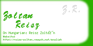 zoltan reisz business card